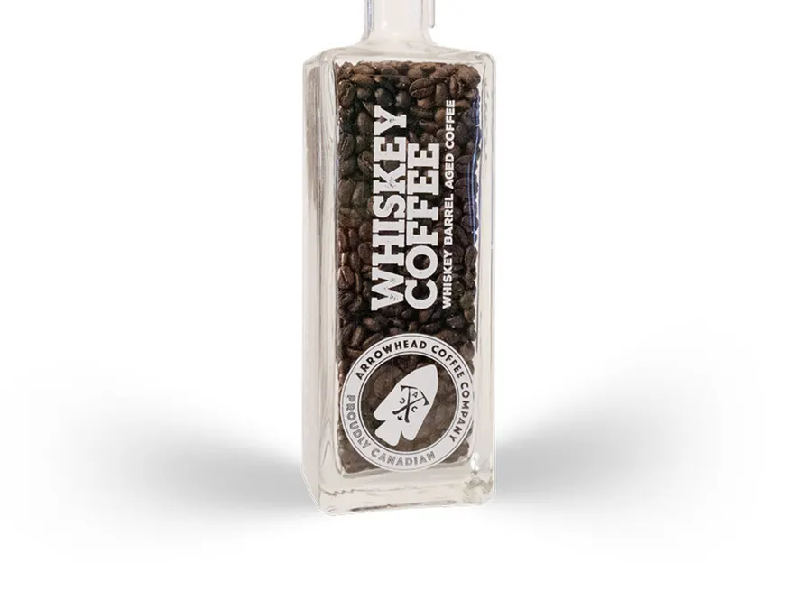 A bag of Arrowhead Coffee