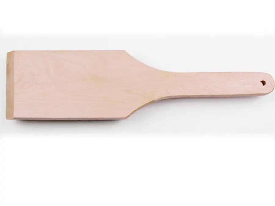 A Busted Wagon BBQ maple grill scraper