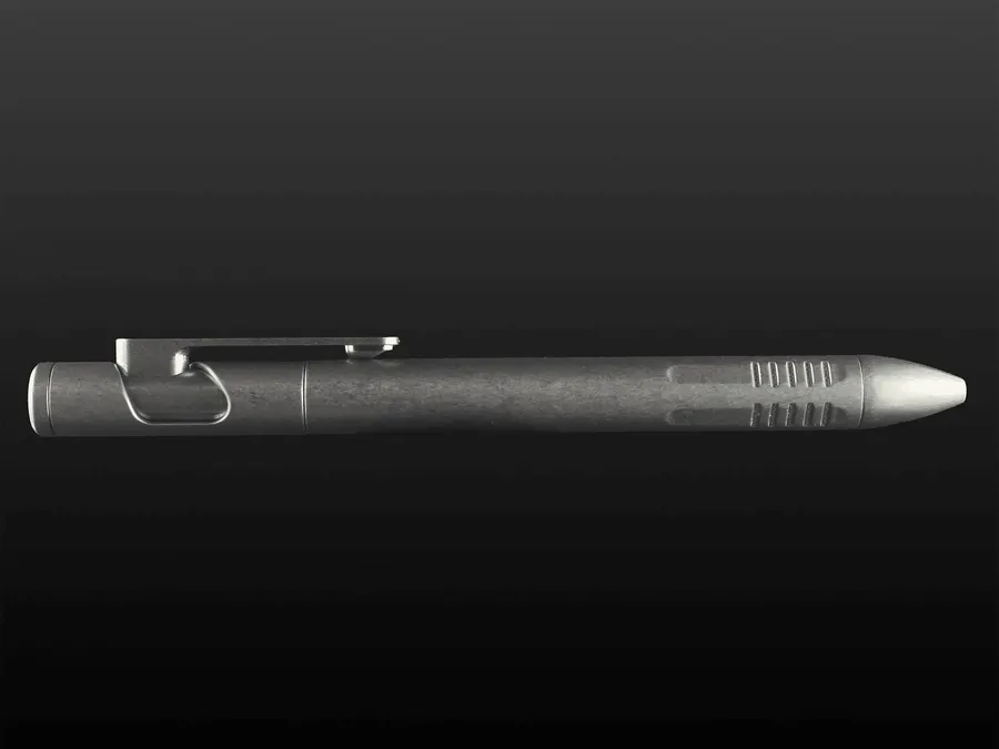 A FocusWorks EDC titanium pen